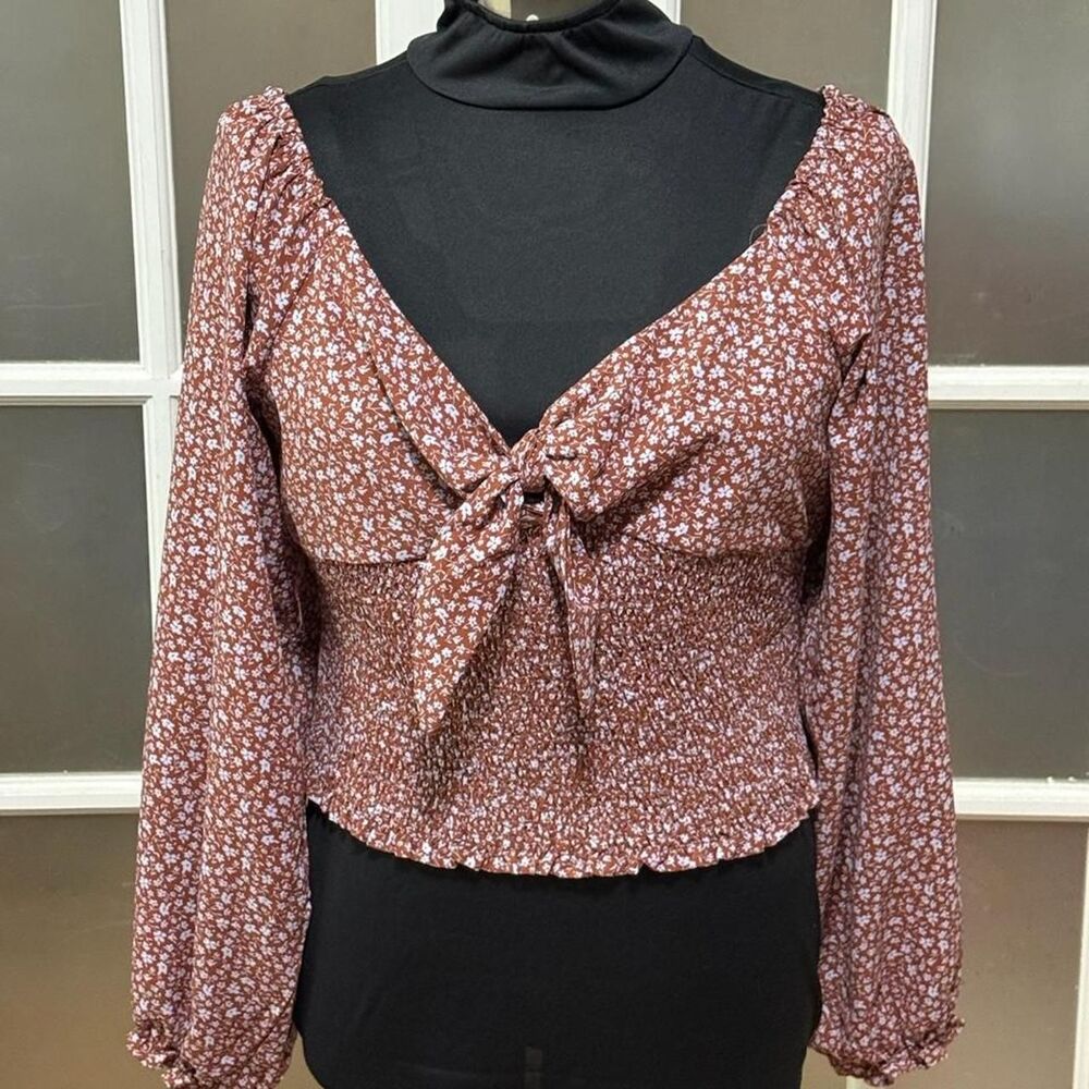 Blush BJ Women's Burgundy Blouse